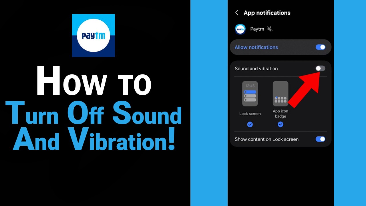 How to Turn Off Sound And Vibration on Paytm [NEW]
