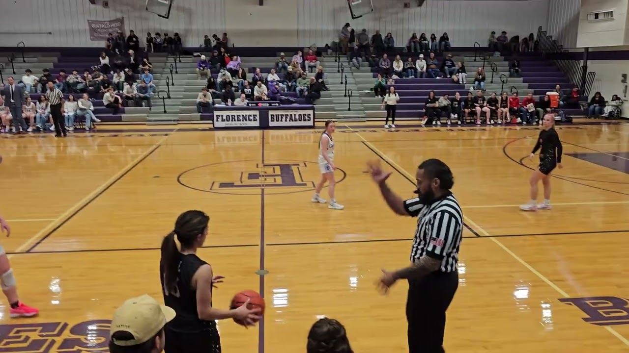 Ingram Lady Warriors Varsity Basketball at Florence 25-26