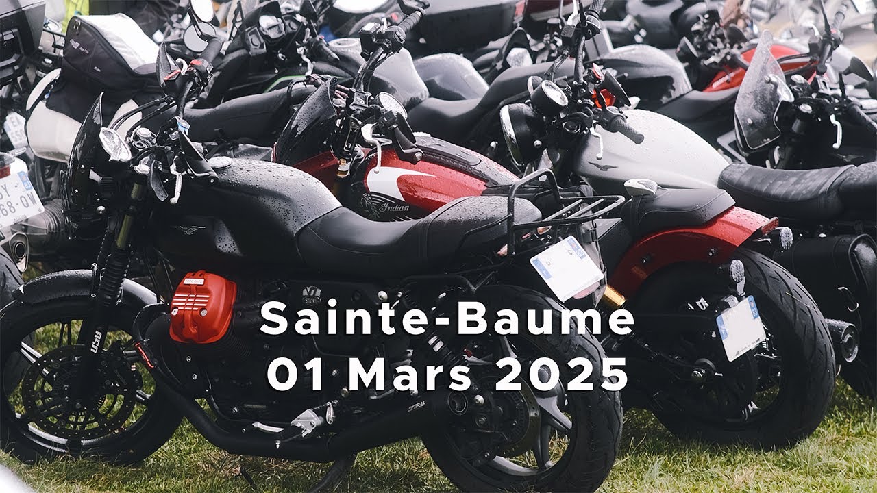 Sainte-Beaume 01 mars 2025 | Moto Guzzi V7 & V9 | Indian Scout 101 | POV 4K