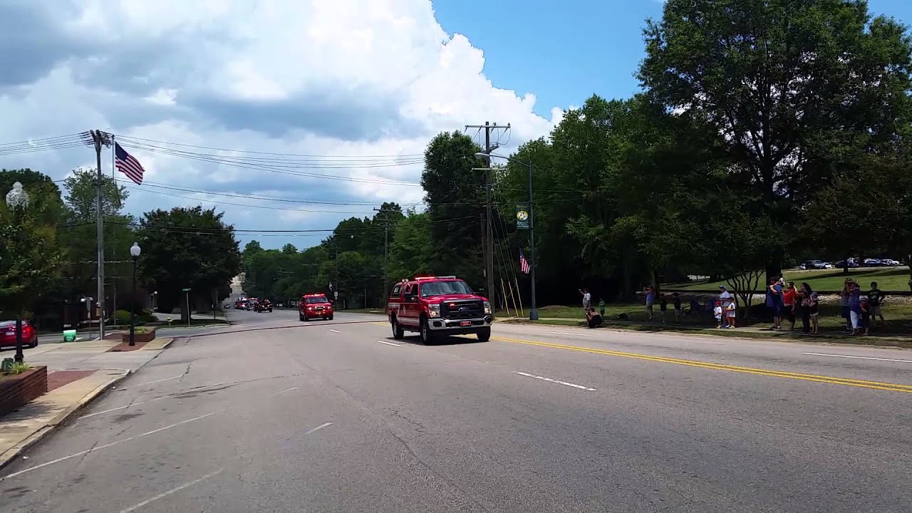 North Carolina Transportation Museum Fire Parade