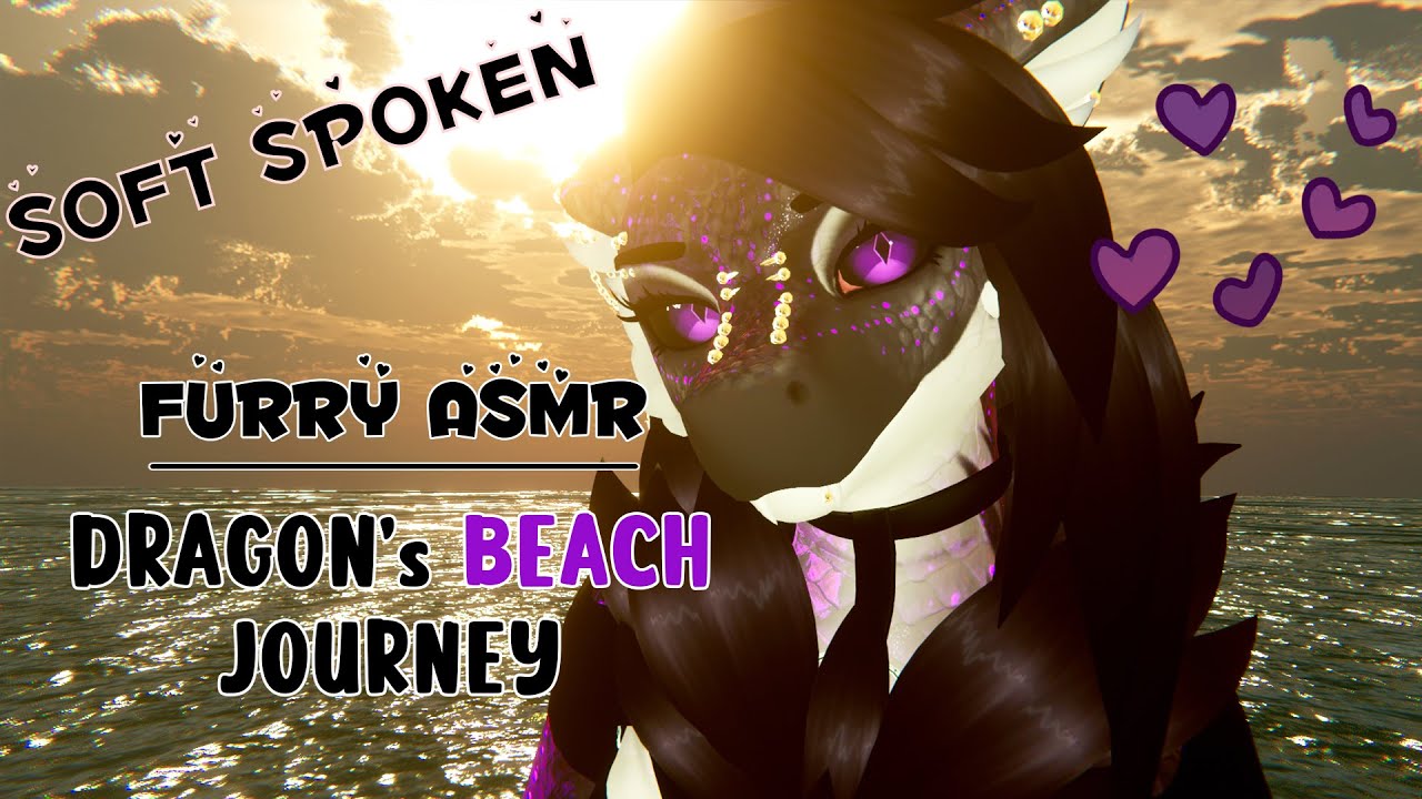 [Furry ASMR] Fall Asleep with my Soft Voice 💜 - Soft Spoken [VRChat] [Facetracking] [Sleep Hypnosis]