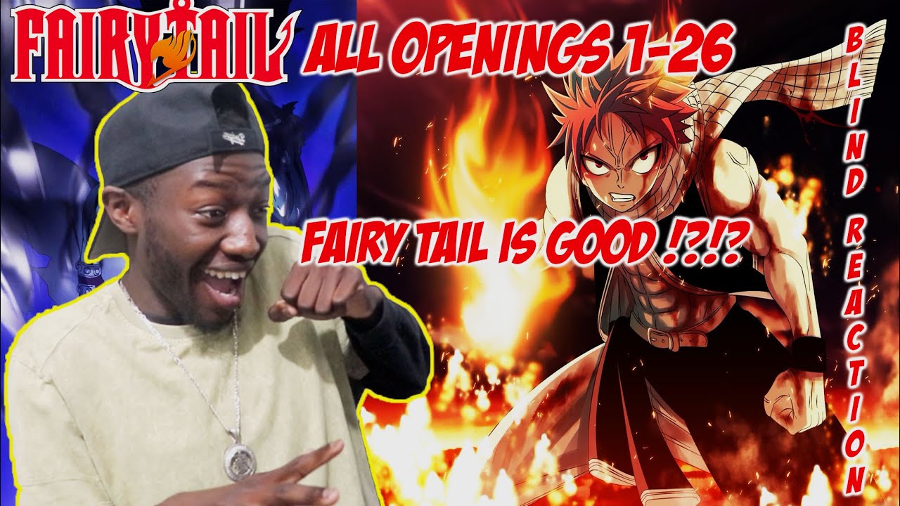 FairyTail All Openings Super Blind Reaction| I MIGHT JUST START THIS ANIME!!!