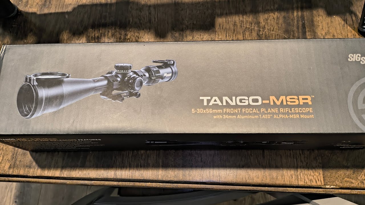Быстрый взгляд на sig tango msr 5x30x56
