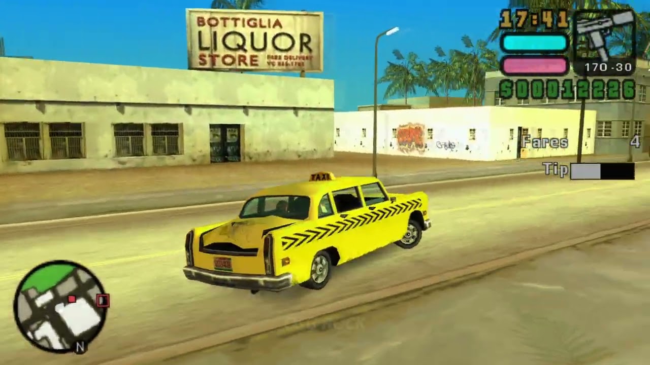 Grand Theft Auto: Vice City Stories PSP Walkthrough Part 4: Taxi Driver 5000$