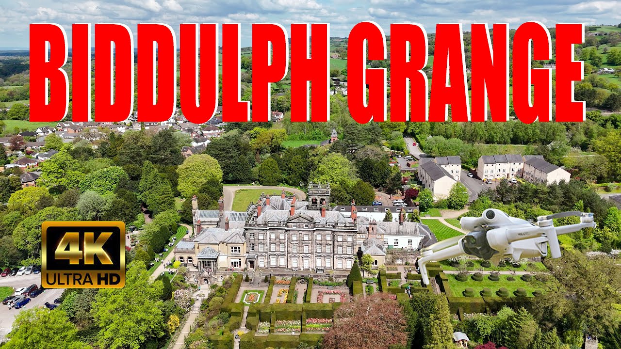 Biddulph Grange and Garden, National Trust's beautiful estate and gardens with DJI mini 4 Pro