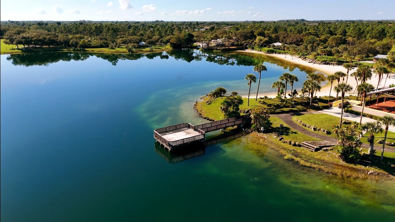 Larry and Penny Thompson Memorial Park - Miami, FL - 4K Drone Footage.
