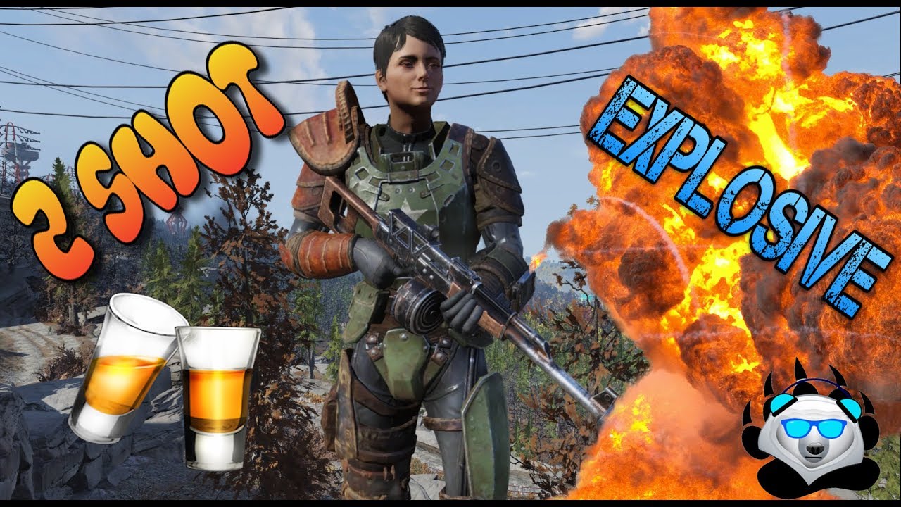 LEVEL 45 TWO SHOT EXPLOSIVE Prime Handmade! || Weapon Showcase || Fallout 76