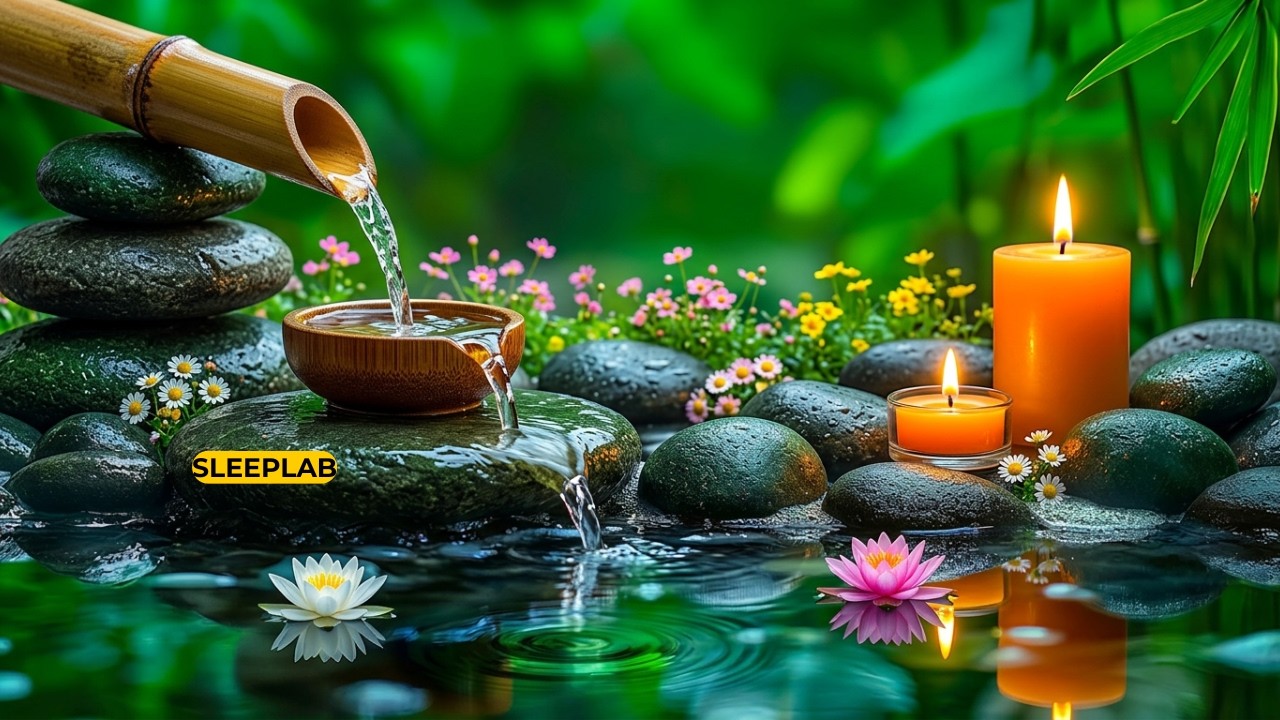 3 Hours Deep Sleep Music 🌿 Bamboo Water Sounds | Relax & Find Inner Peace