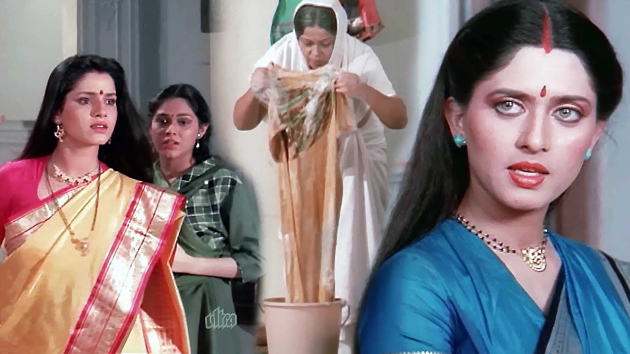 बहू अपनी सास से कपड़े धुलवा रही है : दर्द भरा सीन | Archana Joglekar | Neelam | Hindi Movie Scene