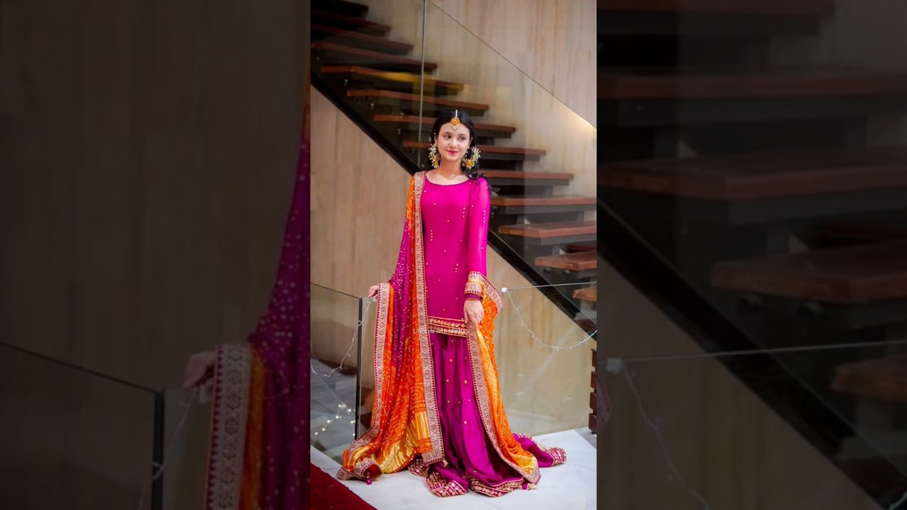 Mehndi outfit ideas for Girl's💞.        