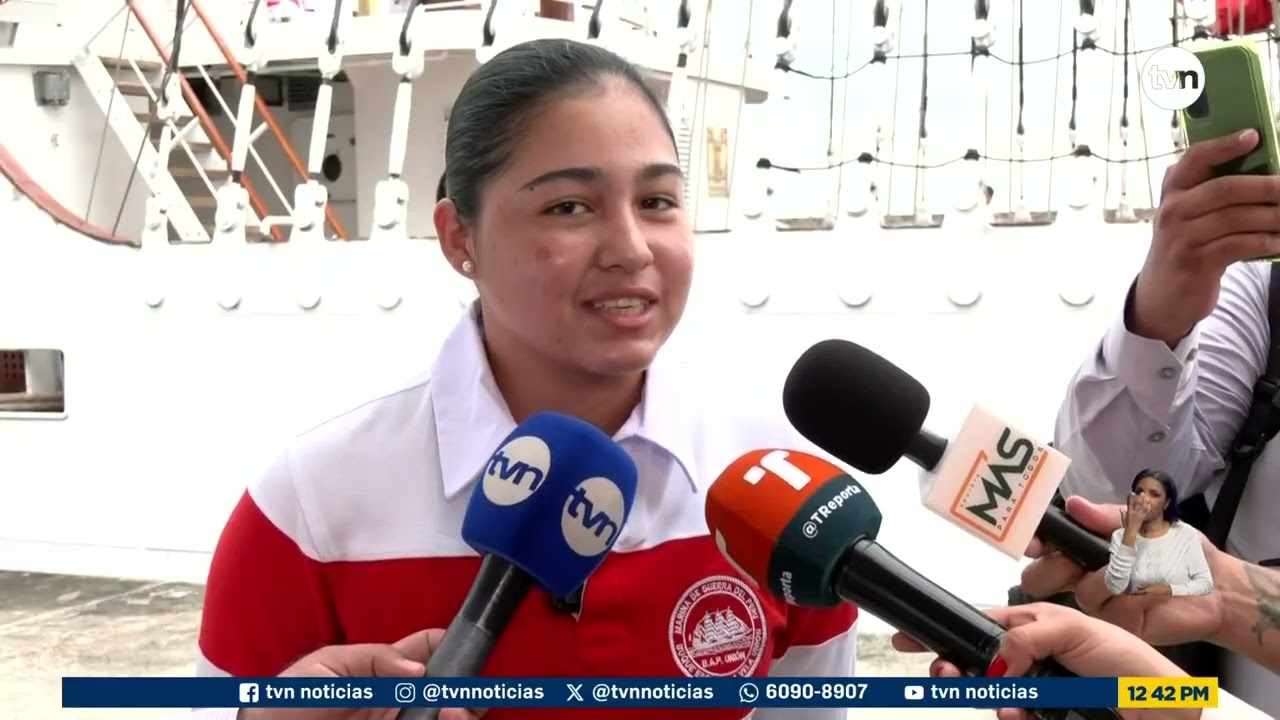 Llega a Panamá el “BAP Unión”, el segundo velero más grande del mundo.