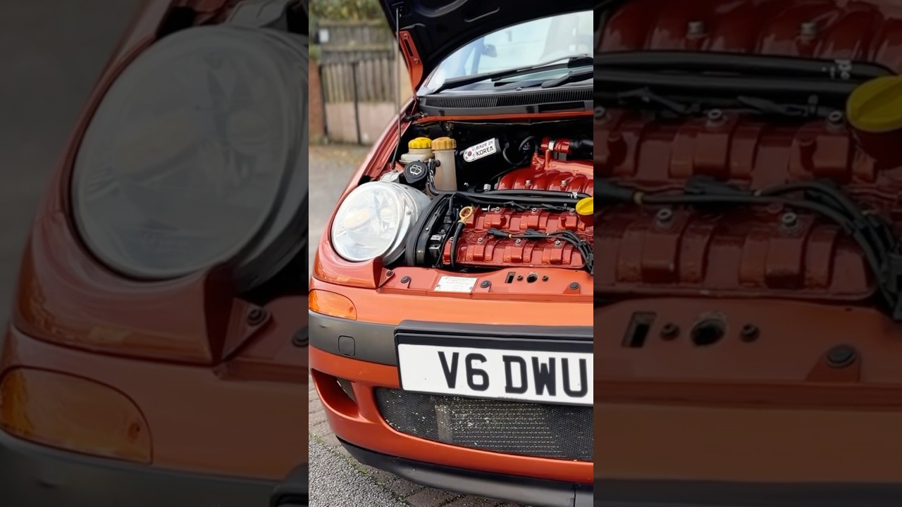 INSANE 3.2 V6 SLEEPER🔻 #engineswap #daewoomatiz #sleeperbuild #modifiedcars