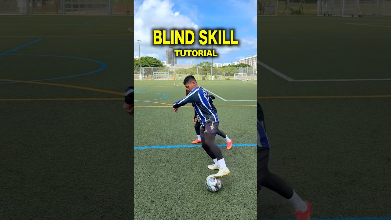 【BLIND SKILL】⚽️目の前でボールが消える😎