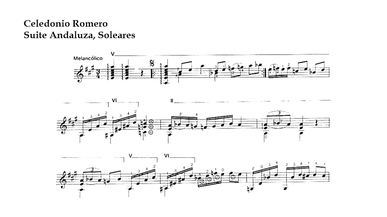 Celedonio Romero. Soleares