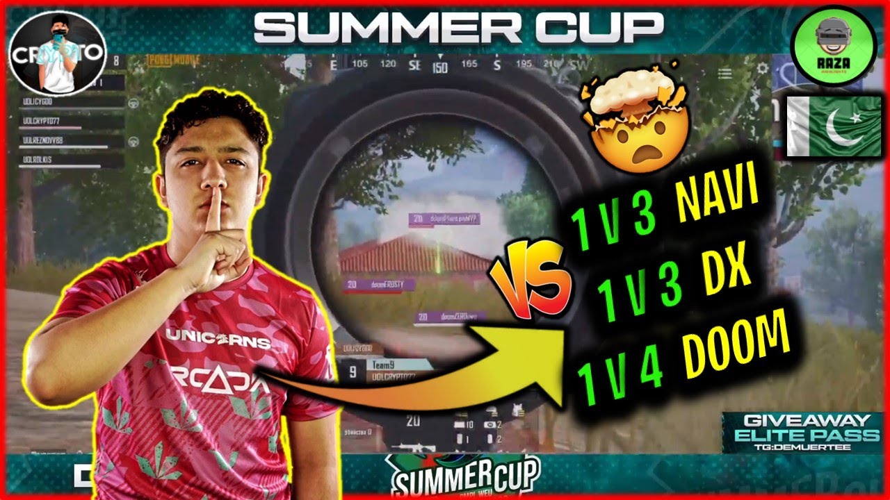 @crypto5775 RECENT CLUTCHES 🥵 1V3 NAVI, DX 🤯 1V4 DOOM 🔥