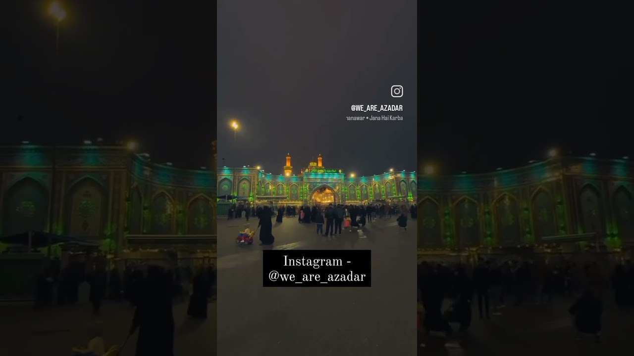 Jaana Hai Karbala Jaana Hai 🥺❤️ #noha #nauhay #nauha #nohay #alishanawar #karbala #shanawar #