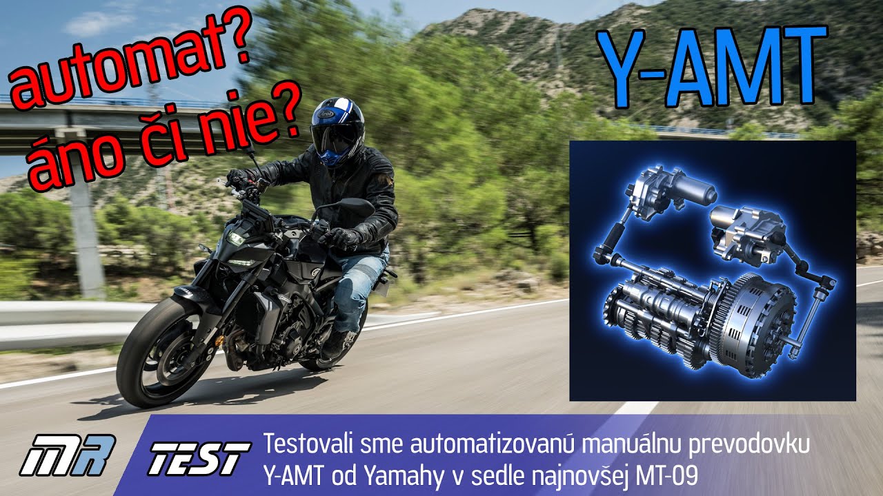 Testovali sme automatizovanú manuálnu prevodovku Y-AMT od Yamahy v sedle najnovšej MT-09 motoride.sk