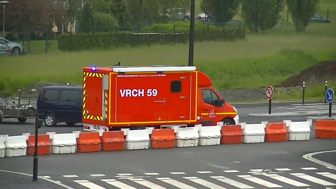 Véhicules pompiers Valenciennes (compilation 4/16)