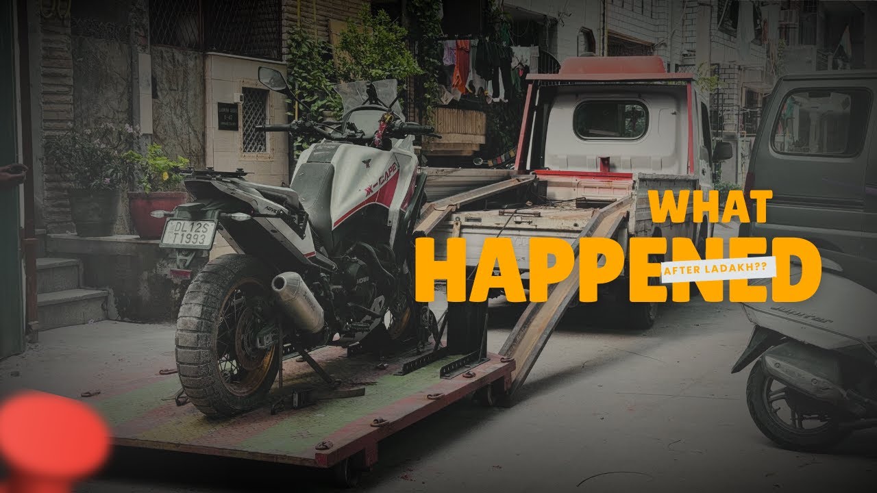 [4K] Continental GT650 forks got damaged🤯 & used RSA for  Moto Morini XCape 650X