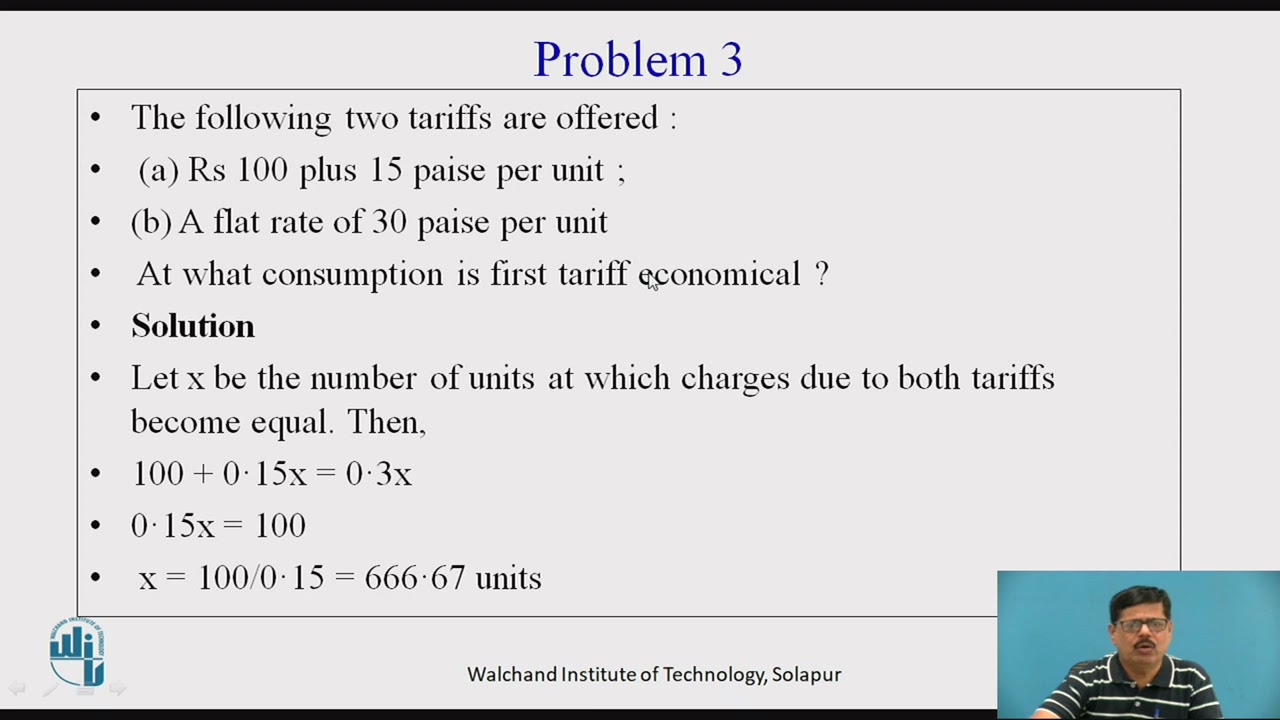 Numericals on Tariff