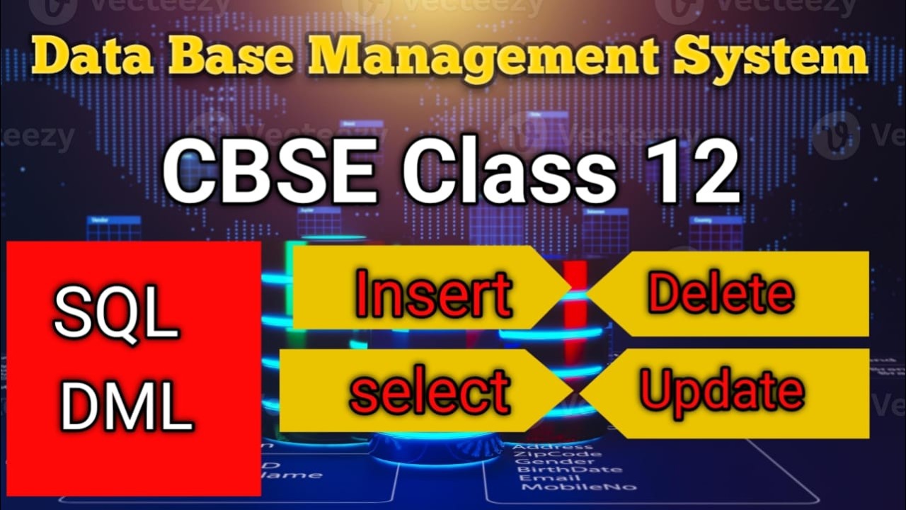 DMLcommands in sql class 12