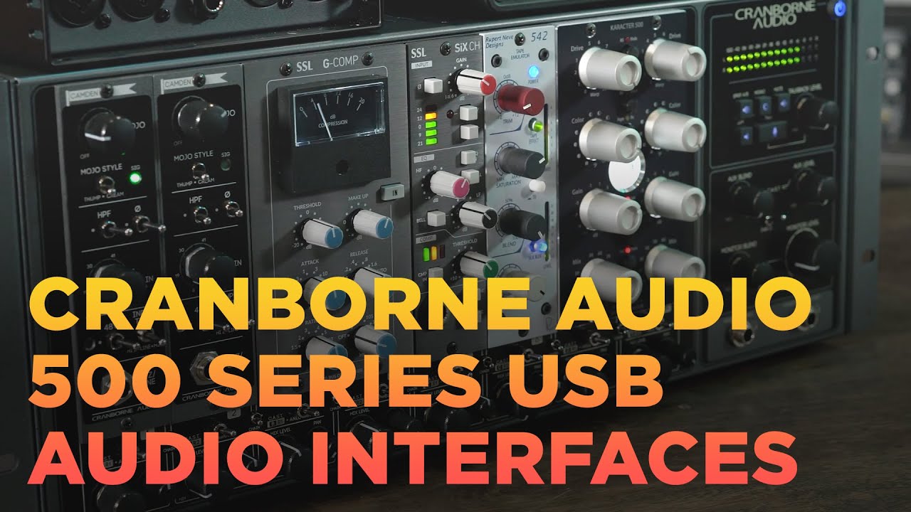 Cranborne Audio 500R8: модульная стойка серии 500: упрощенный студийный звук