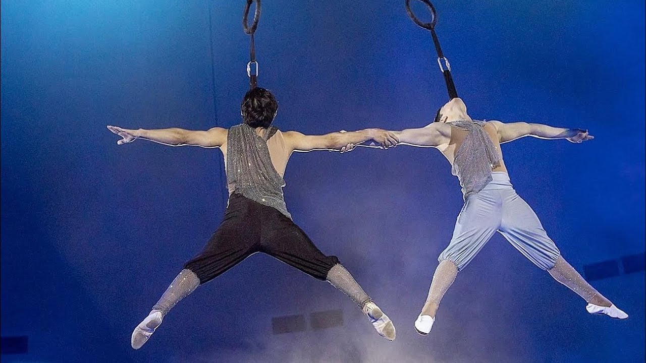 Aerial Rings (Duo Reflection) - International circus festival Golden Horse in Bulgaria (Sofia)