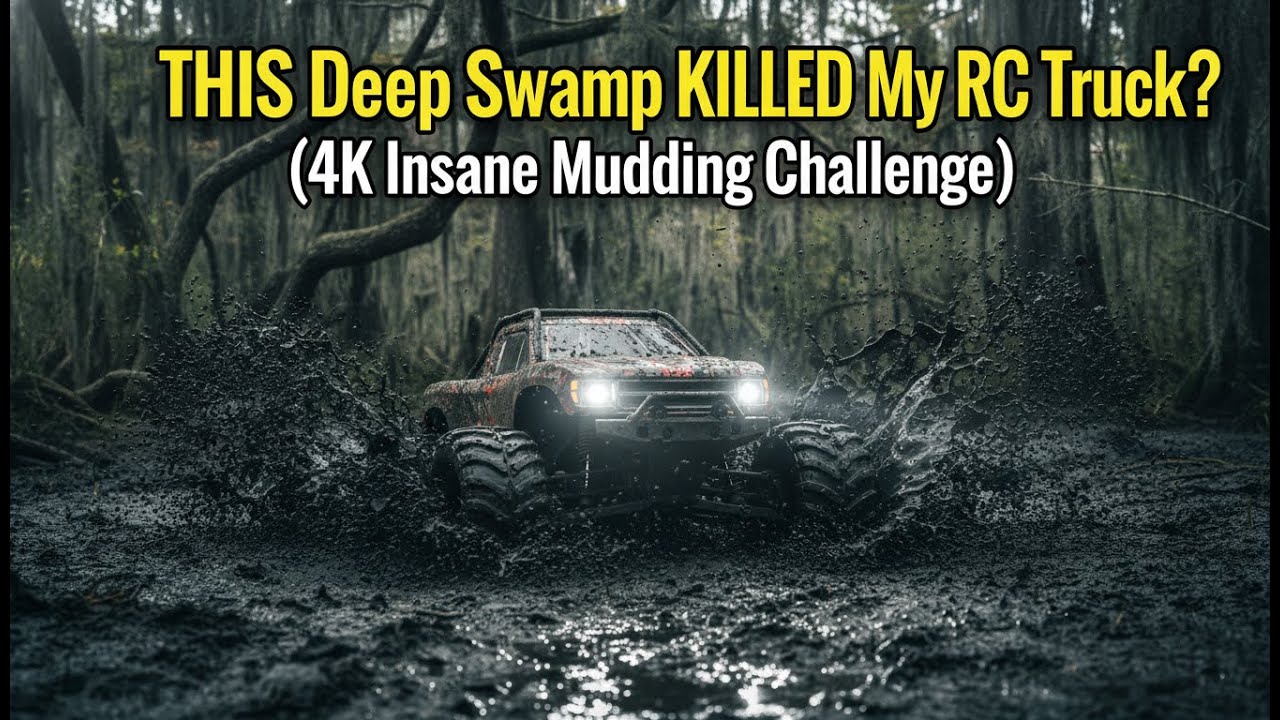 THIS Deep Swamp KILLED My RC Truck?! (4K Insane Mudding Challenge)