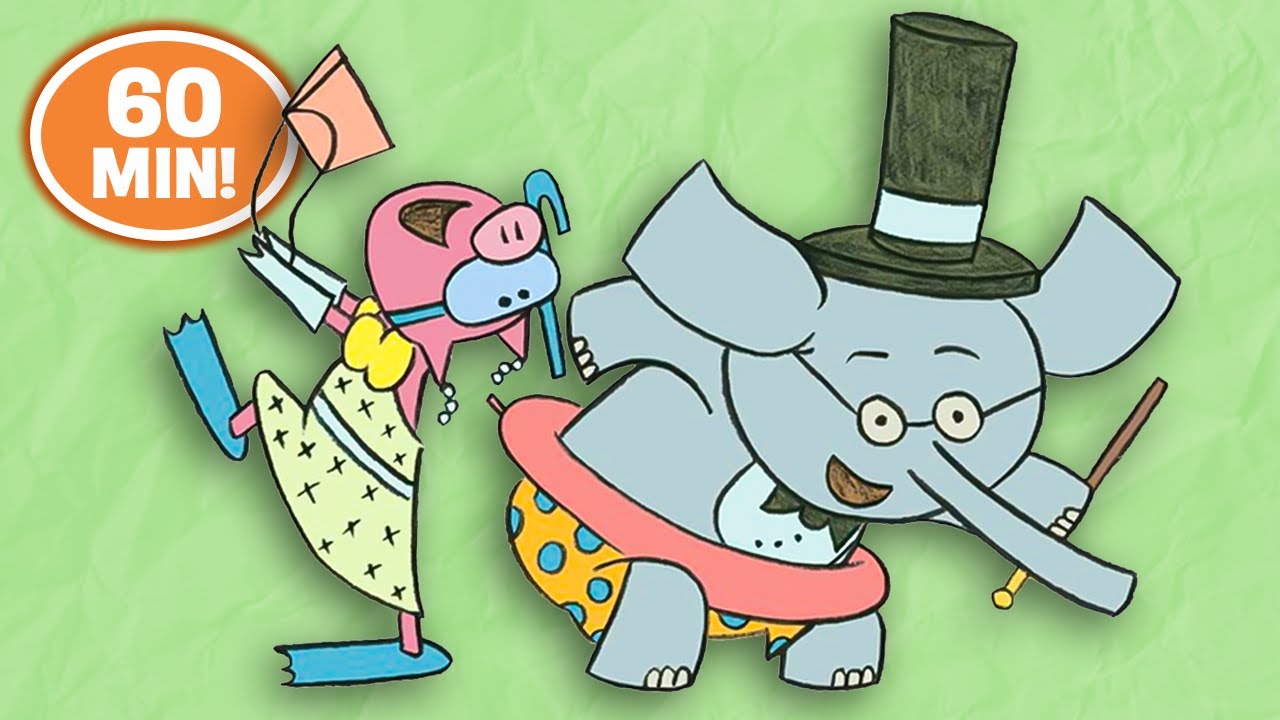 Elephant and Piggie I Am Invited to A Party + More Mo Willems Workshop Read Aloud Videos for Kids