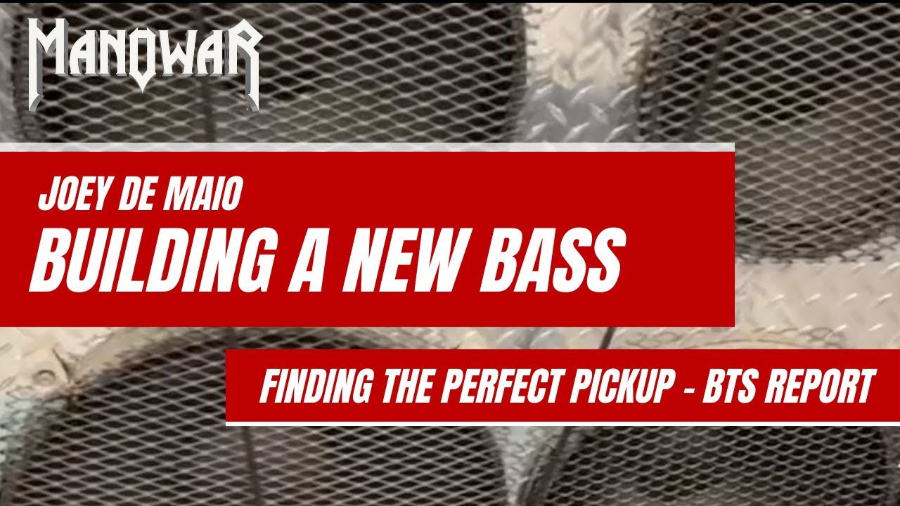 Joey De Maio (MANOWAR) How To Build The Perfect Bass - Studio Report - Part 1