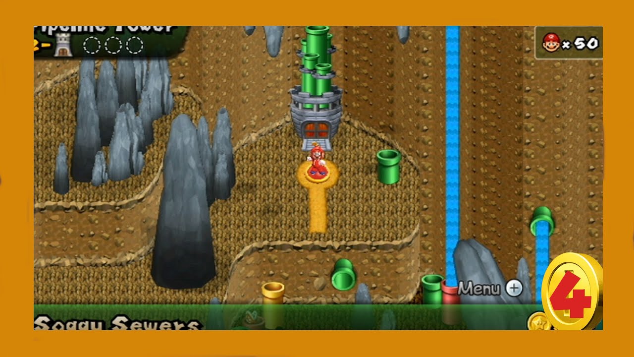 Let's Play Newer Super Mario Bros. Wii Part 4 Alles voller Röhren