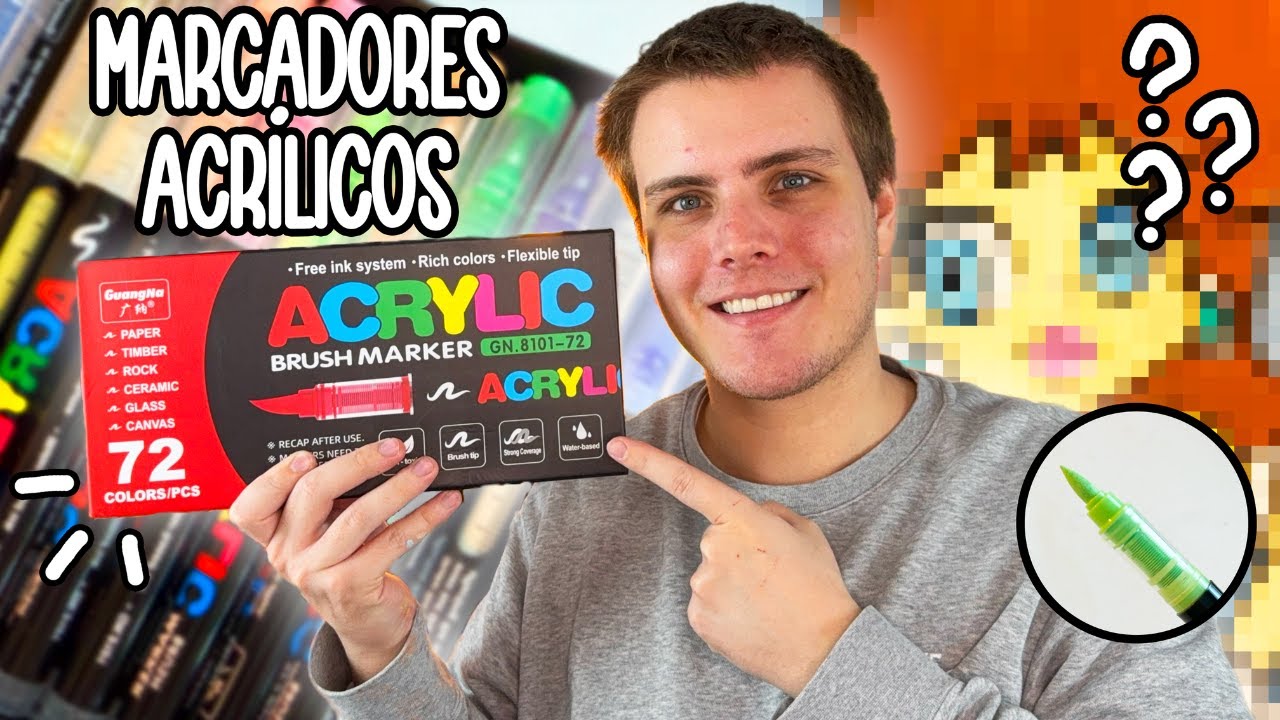 Testando Marcadores Acrílicos para Pintar Tela — Será que Dá Certo?