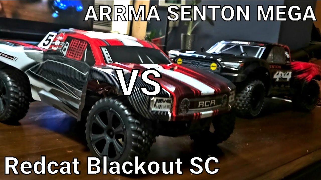 Which Short Course Truck is BEST?  Redcat Blackout SC vs Arrma Senton 4x4 MEGA