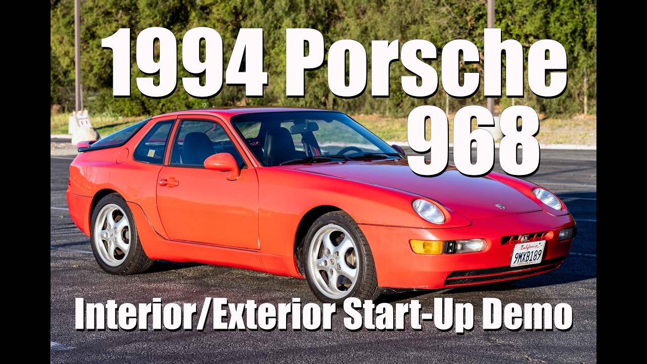 1994 Porsche 968 Exterior Interior Start Up Demo