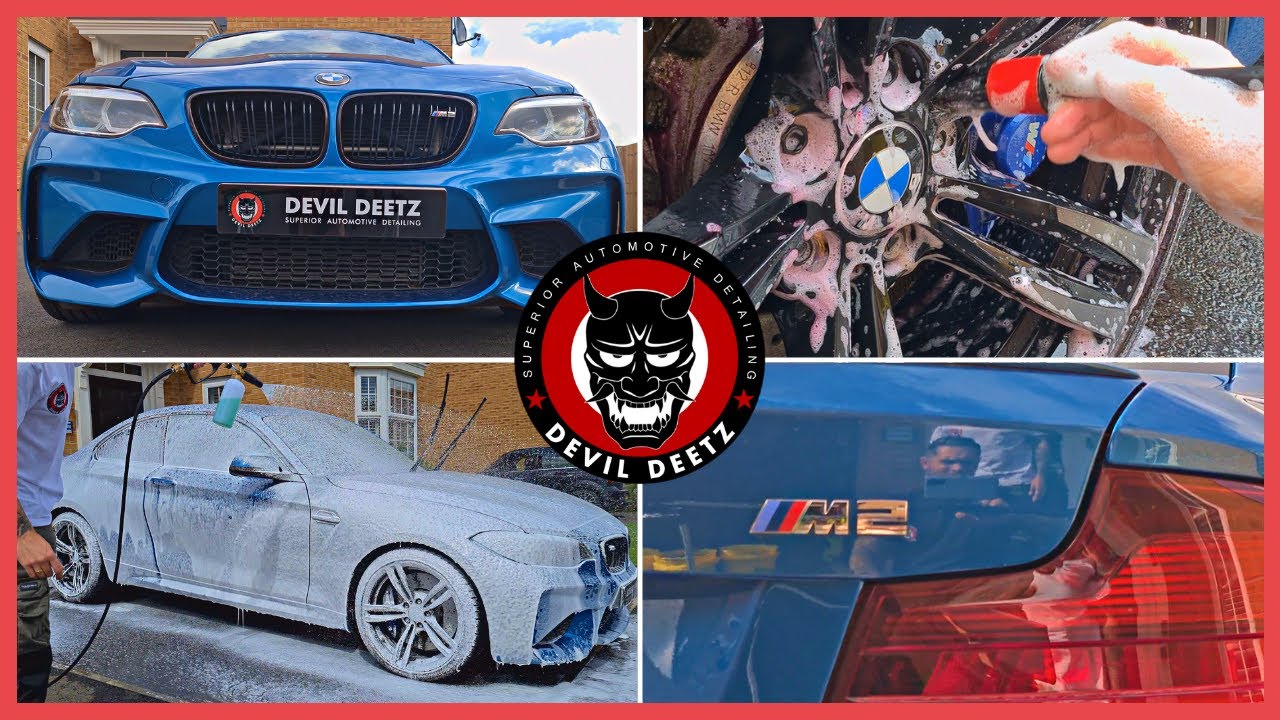 DIRTY BMW M2: Wash, Decontaminate and Protect. How to: Full exterior maintenance car detail. ASMR.