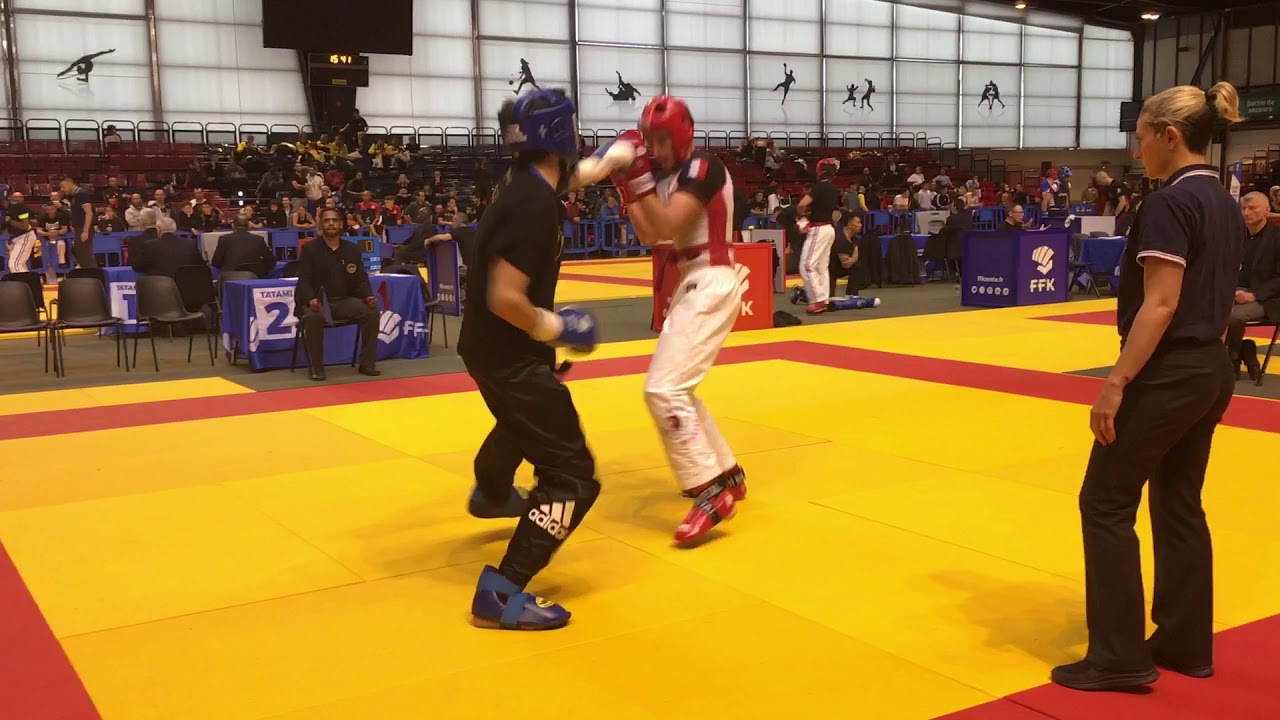 Karaté Light Contact - 1/8 Finale Championnats de France 2019 - Senior -80kg