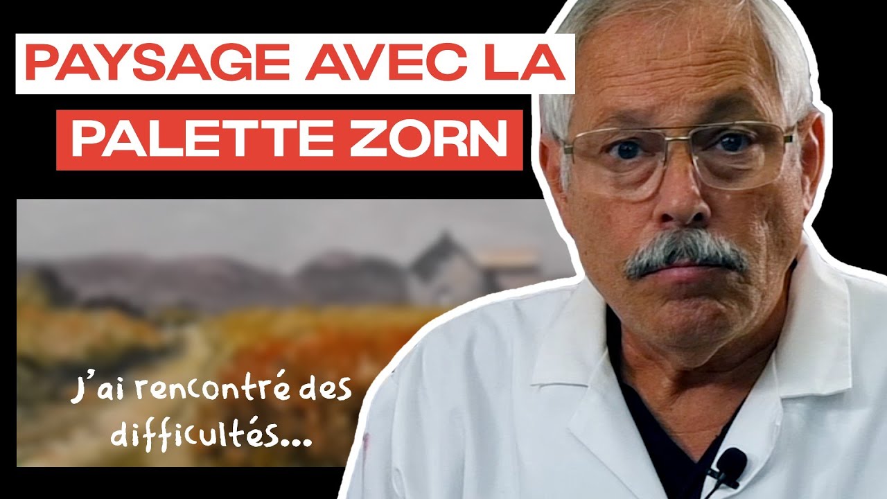 Palette Zorn : un paysage en peinture à l'huile - Démonstration complète