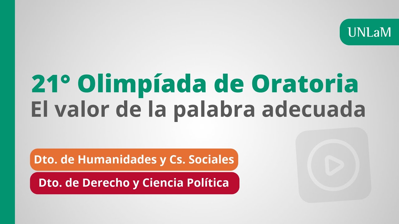 21° Olimpíada de Oratoria