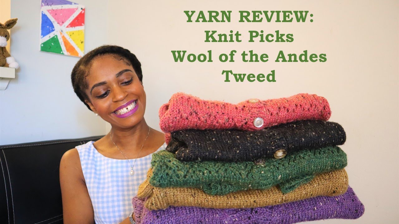 YARN REVIEW: Knit Picks Wool of the Andes Tweed