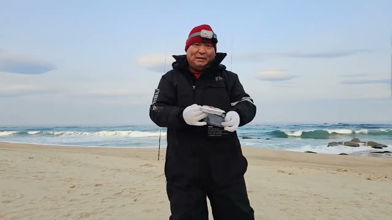 개불미끼 감성돔 쥐놀 도전!! #원투낚시