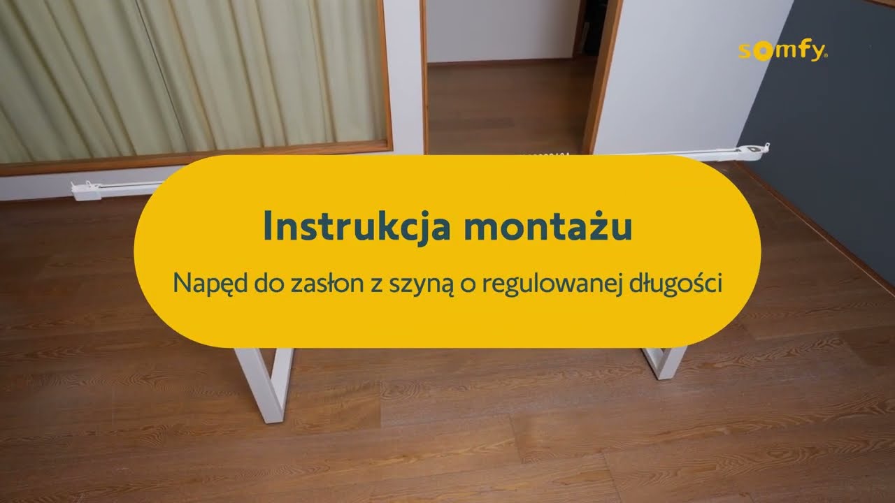 Jak zamontować karnisz elektryczny Somfy? | Instrukcja krok po kroku