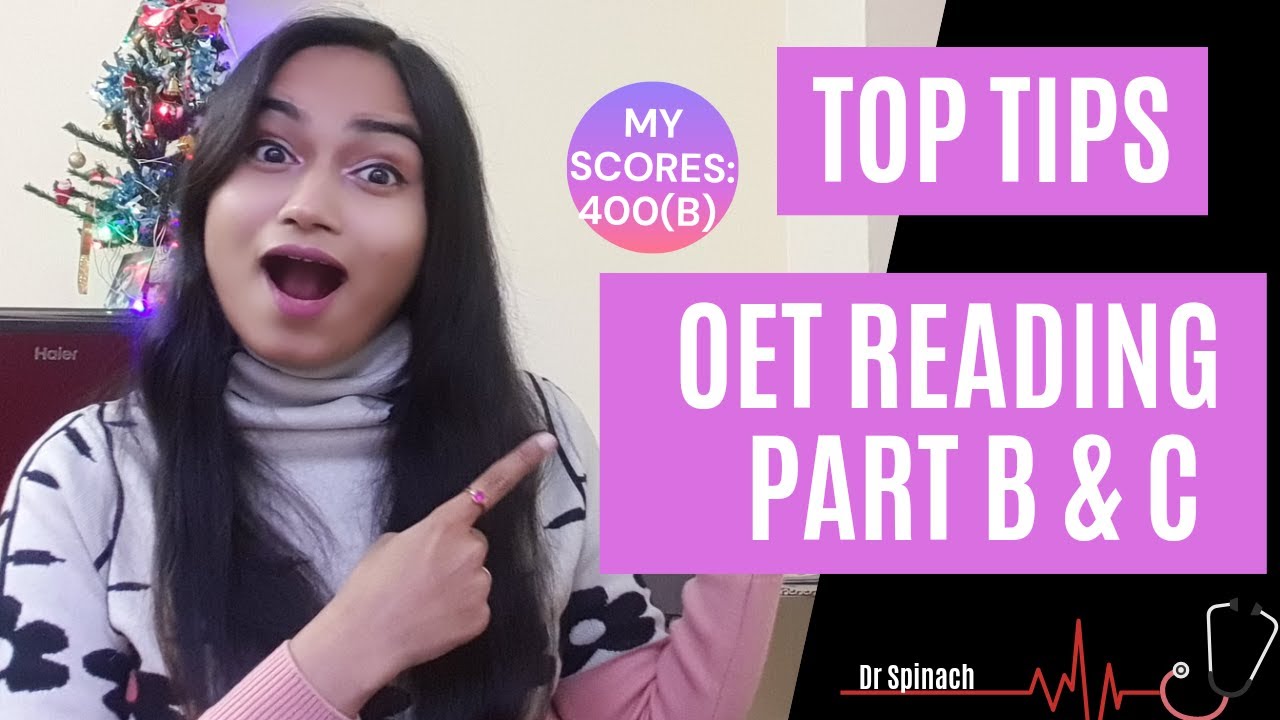 TOP TIPS & TRICKS ON OET READING PART B & C