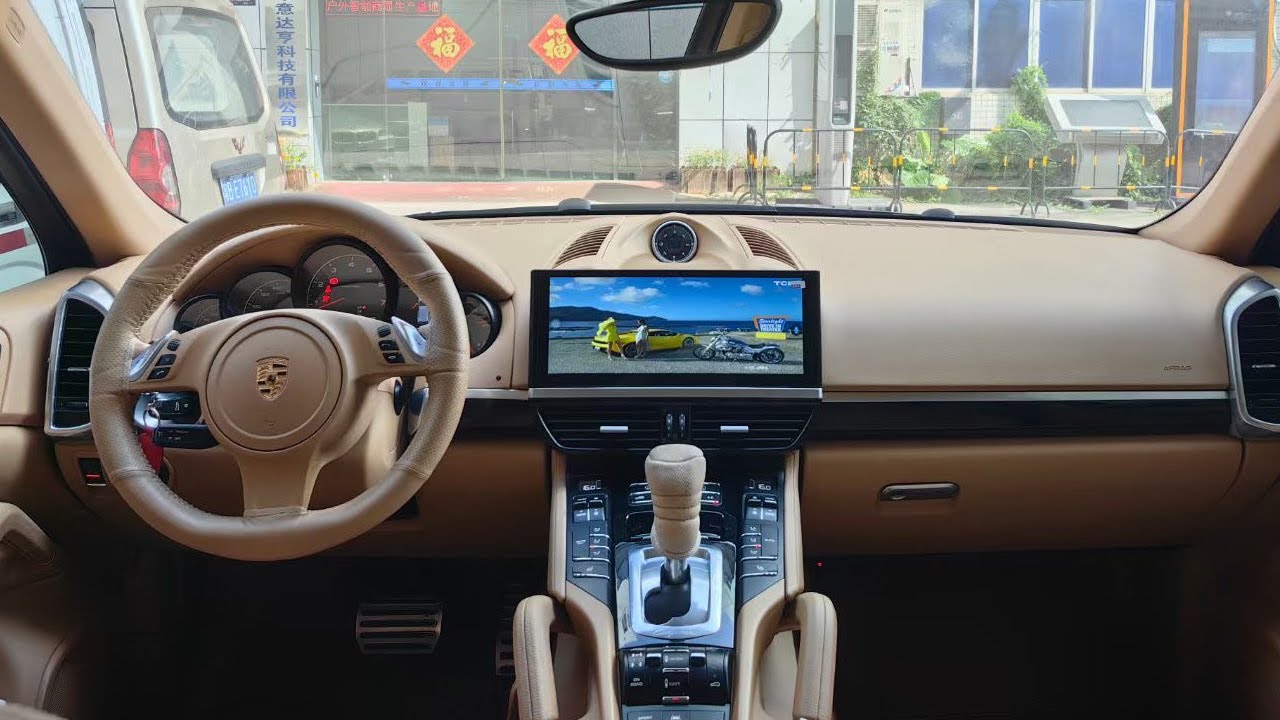 Navitech Android Automotive Radio GPS Navigation 12.3 Inch Touch Screen Stereo for Porsche Cayenne