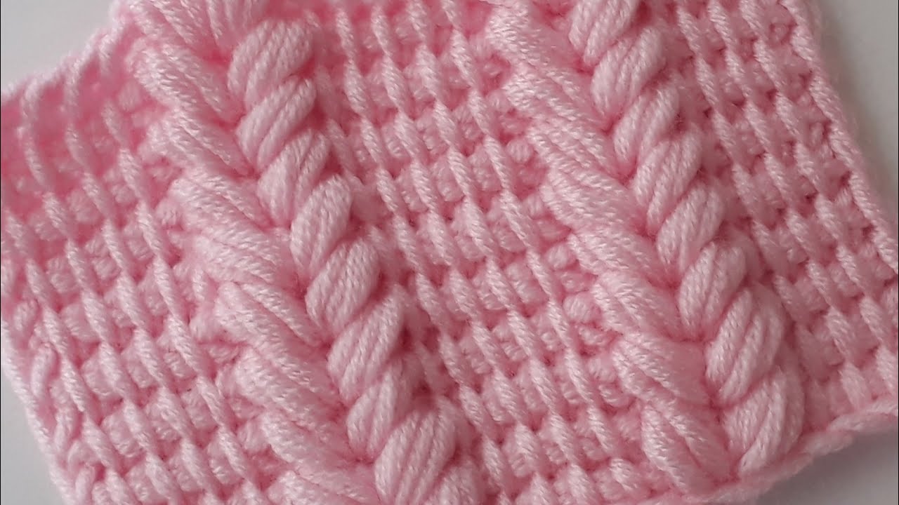 TUNUS İŞİ BAŞAK ÖRGÜ MODELİ/ Knittingmodels/Tunisiancrochet/DİLEK'in atölyesi🌸#tunusişi