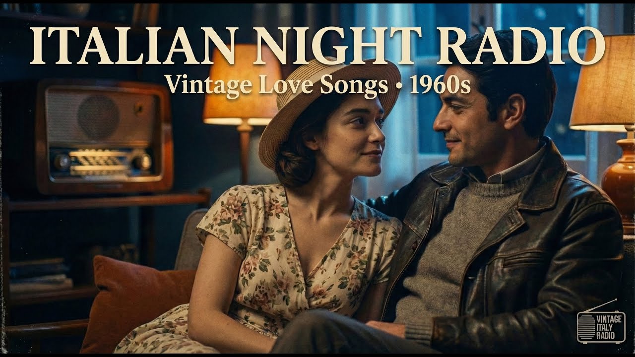Vintage Italian Love Songs for Night Listening 🌙 Retro Italian Classics 1960s | Vintage Italy Radio