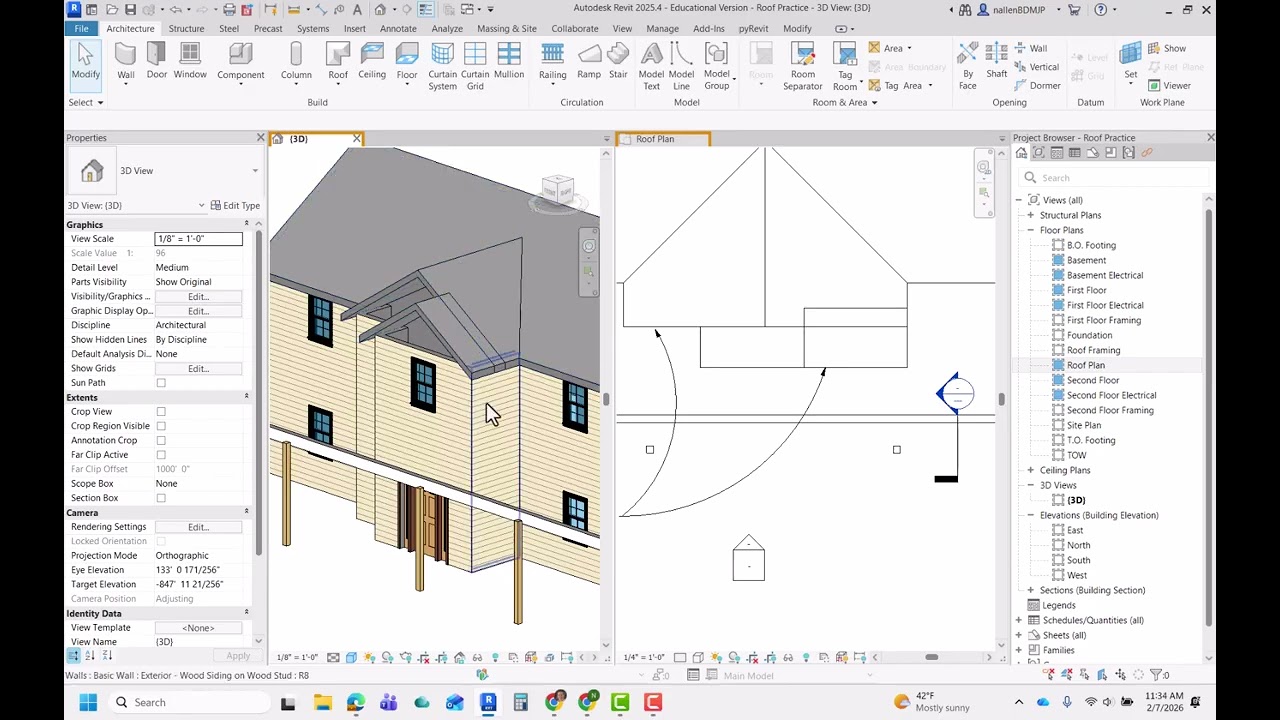 Roof Part 3- Double Gables