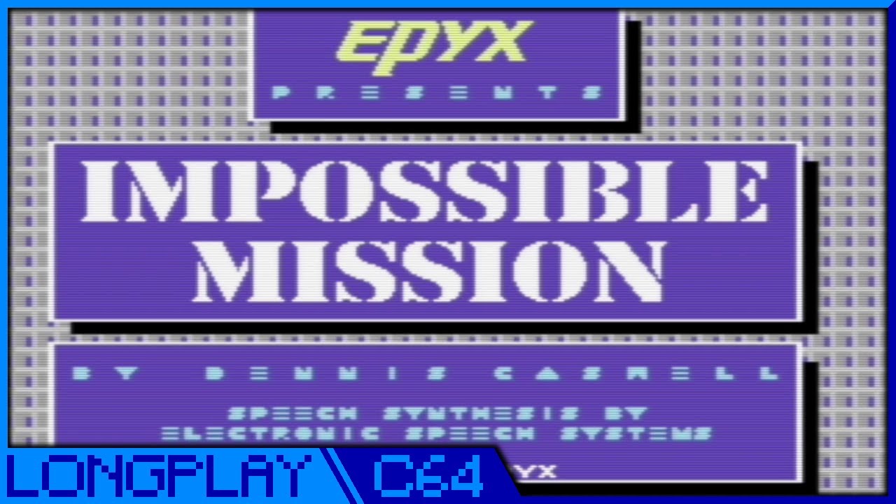 [C64] Impossible Mission - Longplay
