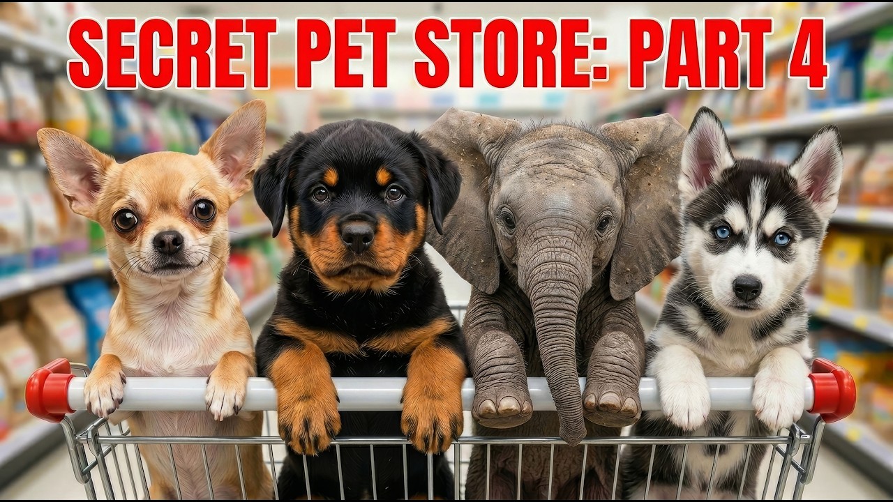 The VIRAL Secret Pet Store: PART 4 🛒😱 (Chihuahua vs Rottweiler) Compilation