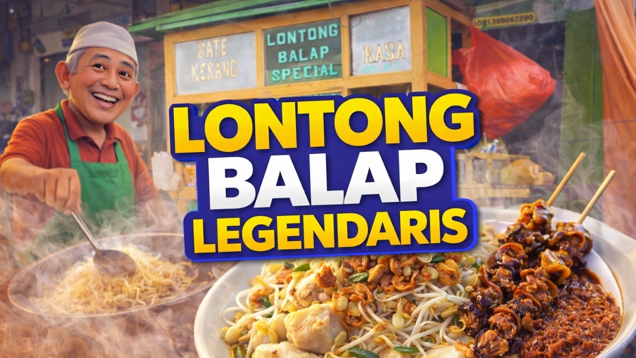 Lontong Balap Legendaris! Kenapa Cuma di Sini Rasanya Beda Banget?