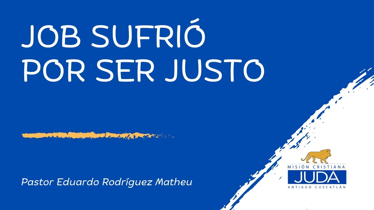 12|03|2026 JV Tema: Job sufrió por ser justo
